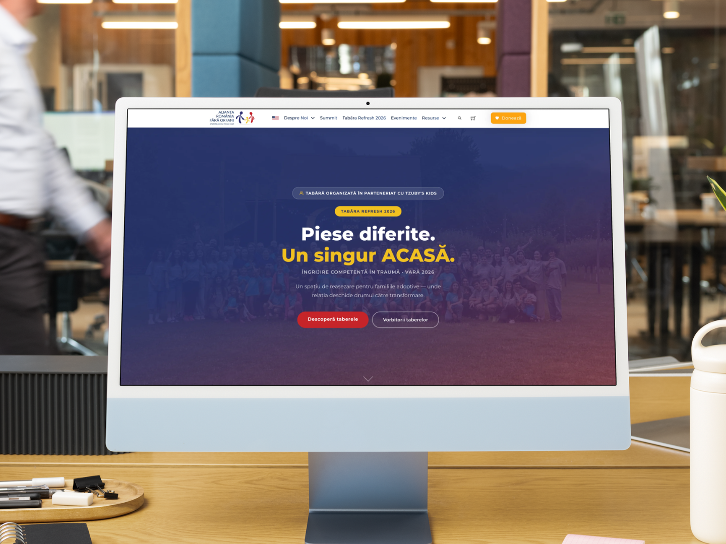 Alianța România Fără Orfani — website ONG