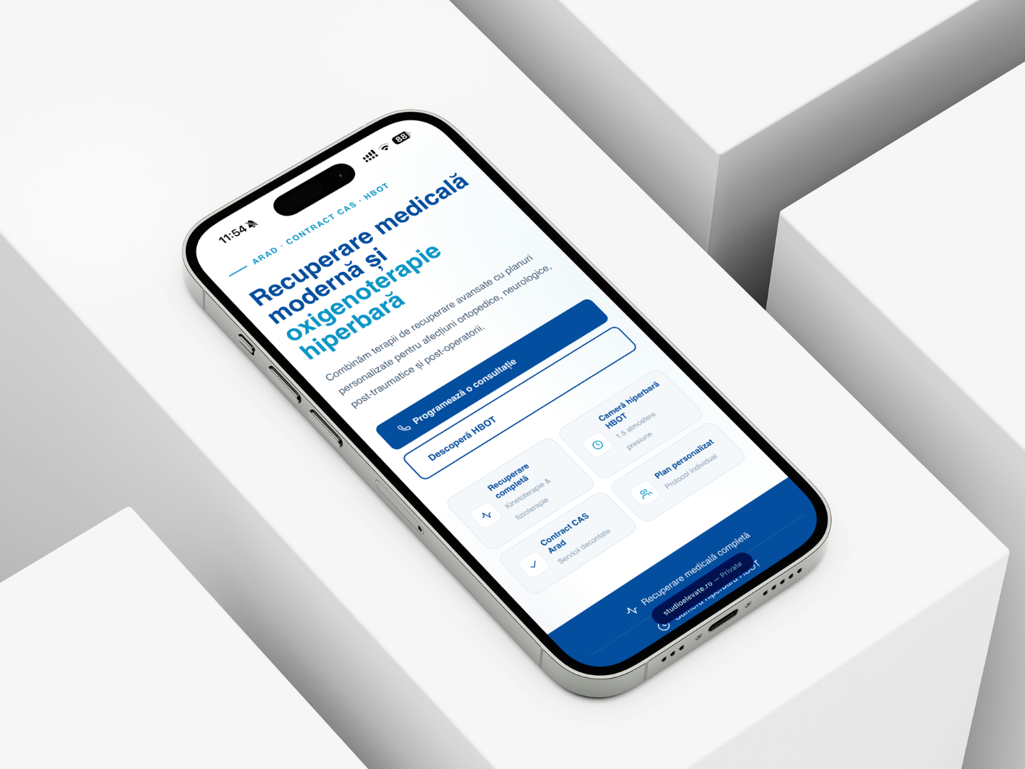 OxyClinic — website medical