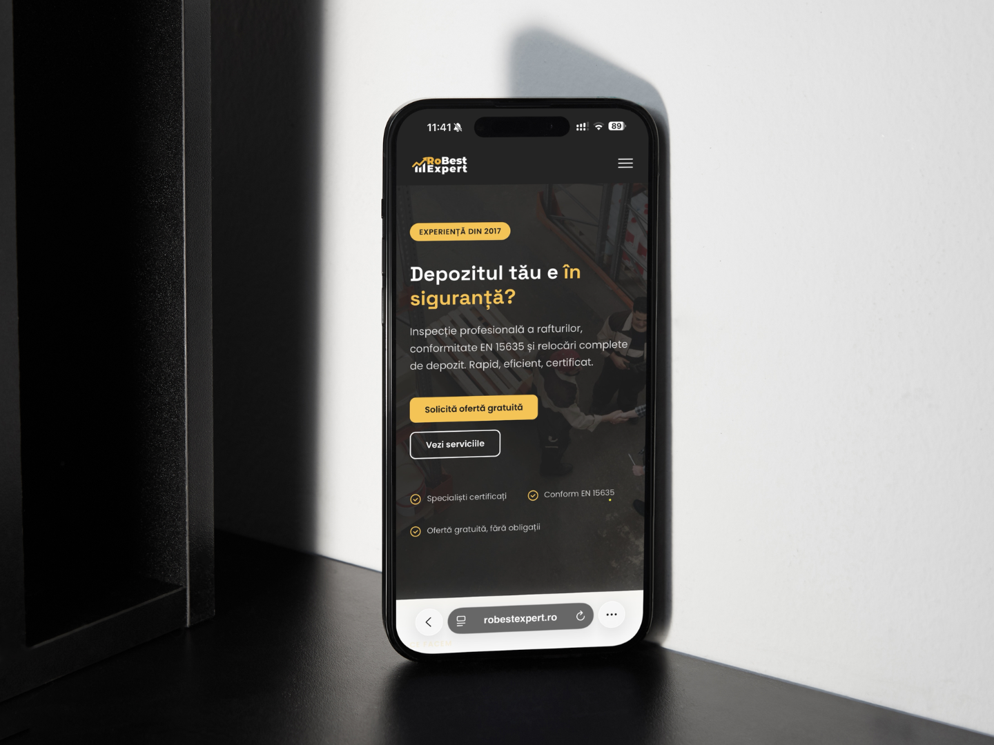 RoBest Expert — website B2B